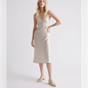 Quince 100% Washable Silk Slip Dress